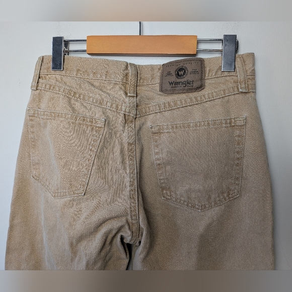 WRANGLER Vintage Prenium Quality Men Jeans Size 30x30 100% Cotton - Picture 5 of 10